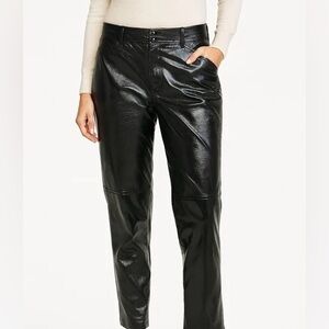 Wilfred Shiny Black Pants
